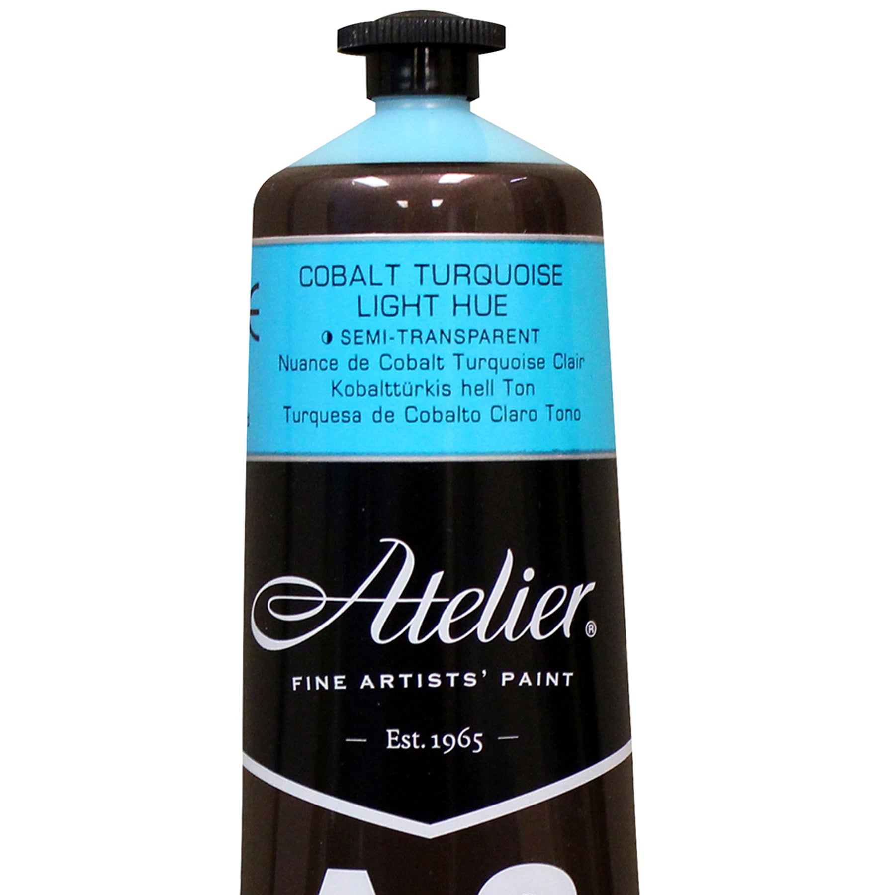A2 Heavy Body Lightfast Artist Acrylic, 4 oz., Cobalt Turquoise Light Hue
