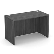 OfficeSource Laminate Desk Shell - 47''W x 24''D - Coastal Gray