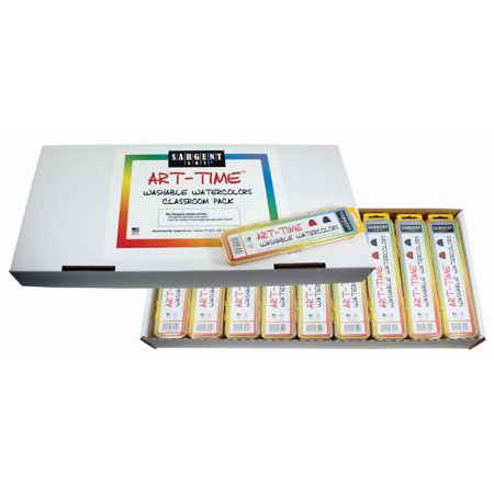 Art-Time® Washable Watercolor Best-Buy Pack, 8 Colors, 36 Ct