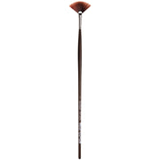 TOP-ACRYL Red-Brown Brush, Synthetic, Acrylic & Oil, Fan, Series 485, Size 1