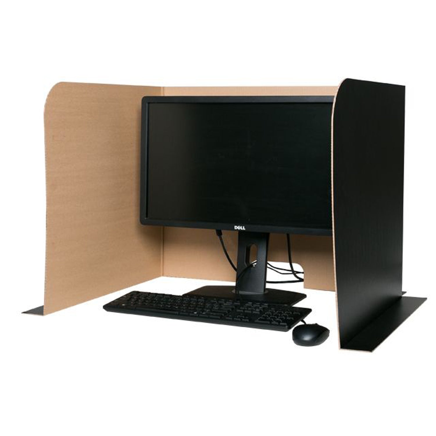 Computer Lab Privacy Screen, Large, 26" x 23" x 22", Pack of 12