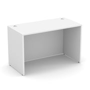 OfficeSource Laminate Desk Shell - 47''W x 24''D - White