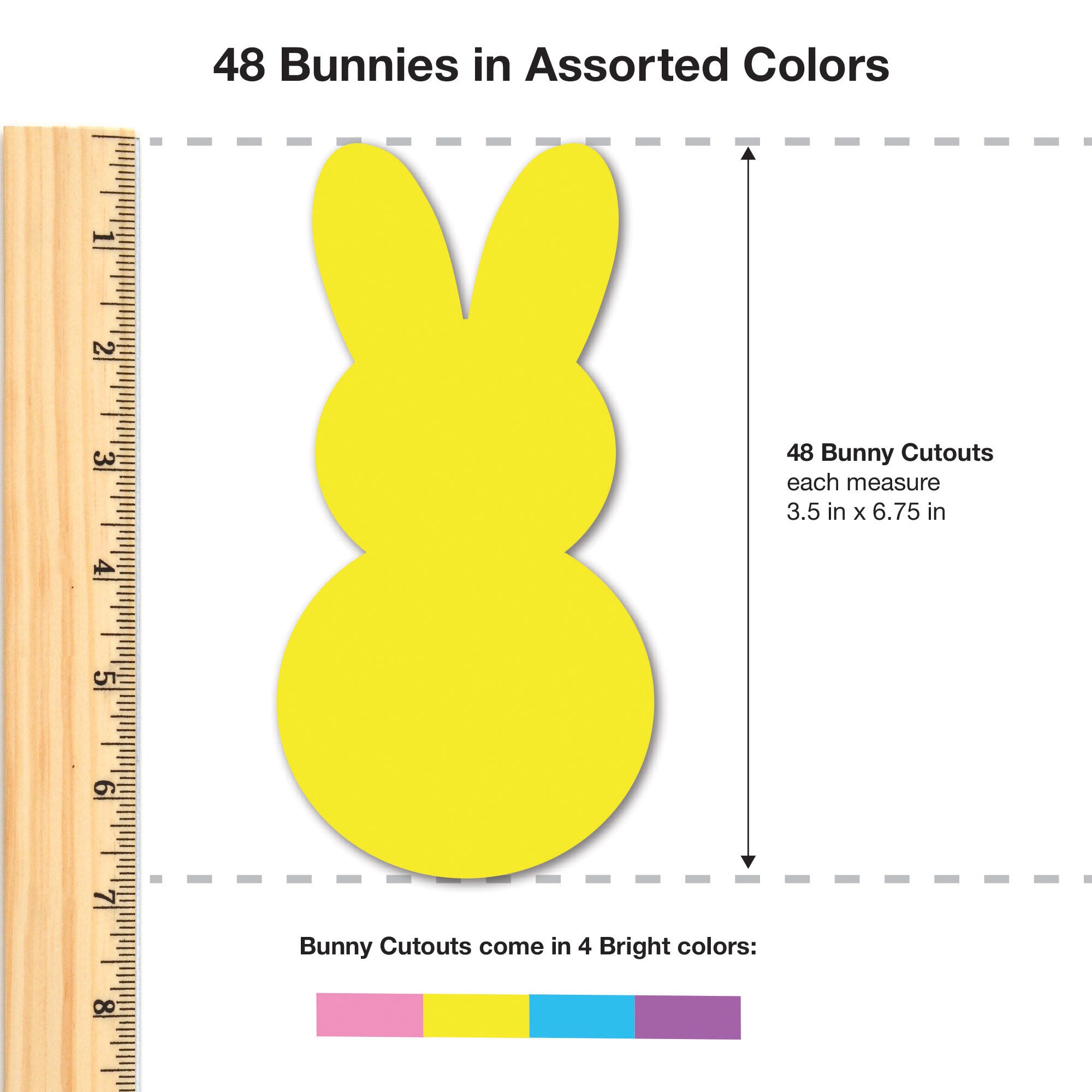 Punch Out Paper Cutouts, Spring Holiday Shapes, Valentine Hearts, Shamrocks & Easter Bunny, 228 Pieces