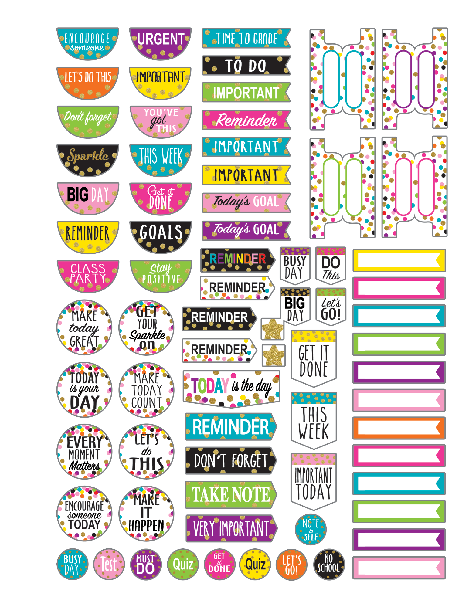 Confetti Lesson Planner
