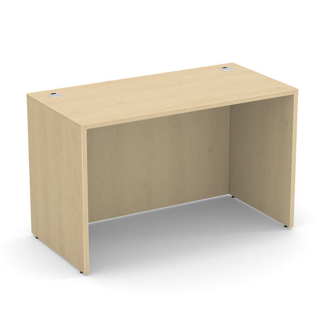 OfficeSource Laminate Desk Shell - 47''W x 24''D - Maple