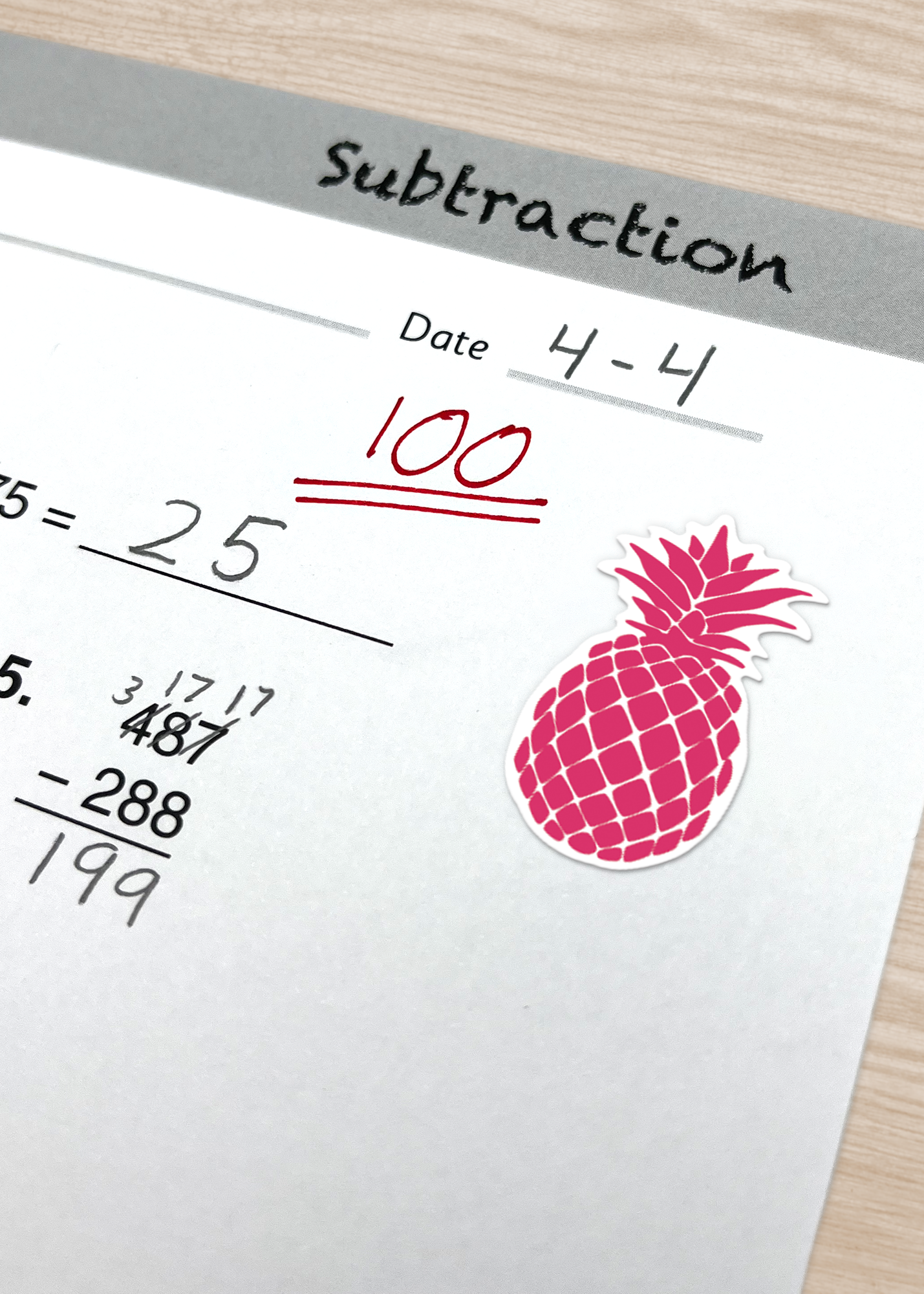 Tropical Punch Pineapples Stickers