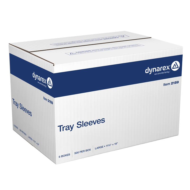 Tray Sleeves, 11 5/8" x 16", 6/500/cs - 500 pcs per Box/6 Boxes per Case