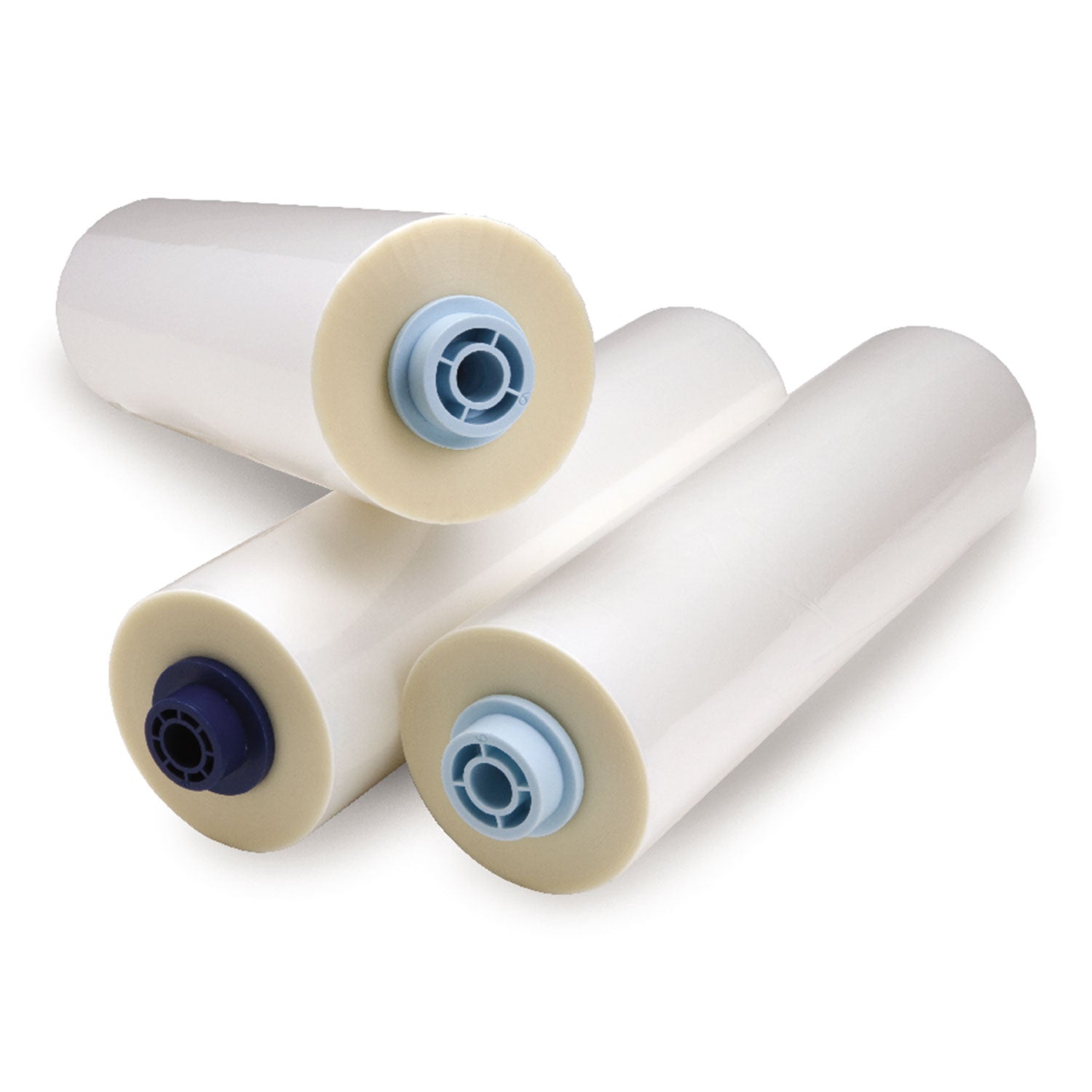 GBC EZ Load Blue End Cap Laminating Roll Film - Laminating Pouch/Sheet Size: 25" Width x 500 ft Length x 1.70 mil Thickness - Glossy - Clear - Polyester - 2 / Box