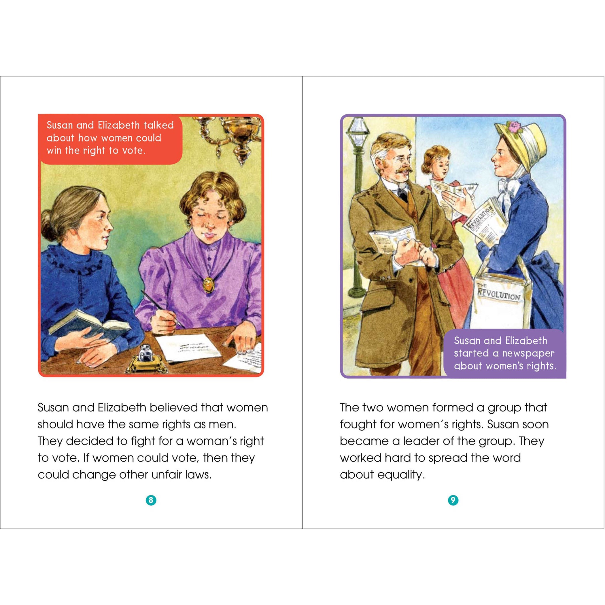 Easy Reader Biographies Book Set, 60 Books, 5 Copies of 12 Biographies