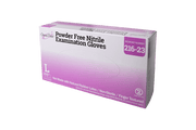 OmniTrust Nitrile Powder Free Chemo Examination Gloves (Large), Textured Fingertips, 100 Pcs/Box, 10 Box/Cs