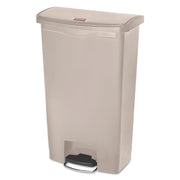 18 gal Capacity - 31.6" Height x 12.2" Width - Resin, Poly, Plastic - Beige - 1 Each