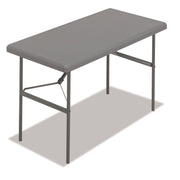 IndestrucTable® Classic Folding Table, Charcoal - 24" x 48"