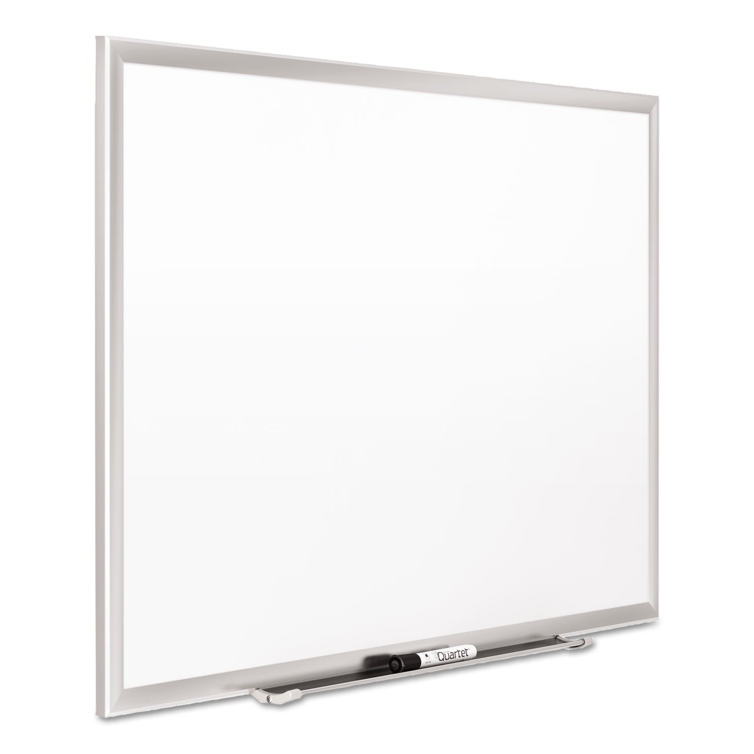 60" (5 ft) Width x 36" (3 ft) Height - White Porcelain Surface - Silver Aluminum Frame - Rectangle - Horizontal/Vertical - Magnetic - 1 Each - TAA Compliant