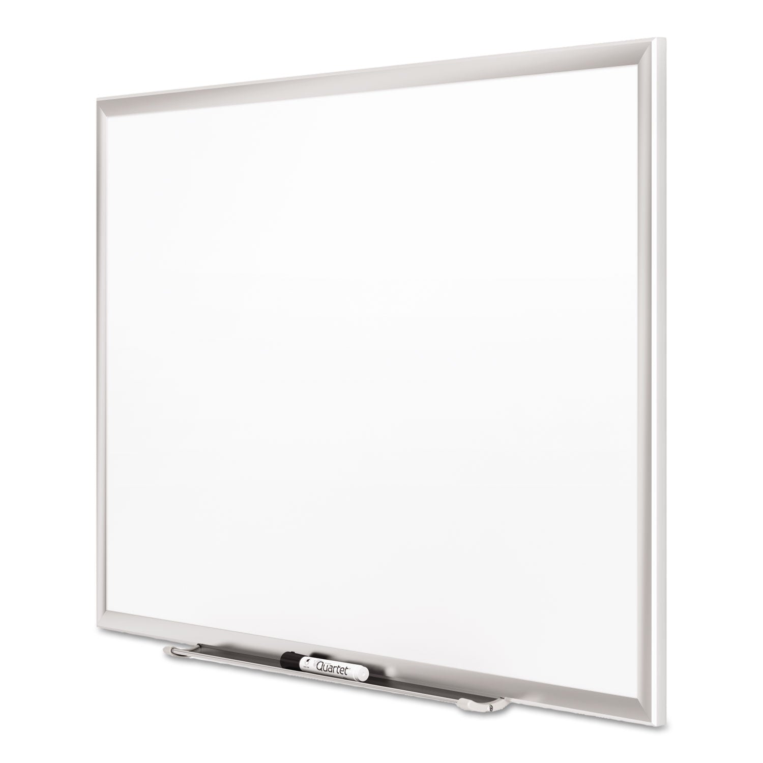 60" (5 ft) Width x 36" (3 ft) Height - White Porcelain Surface - Silver Aluminum Frame - Rectangle - Horizontal/Vertical - Magnetic - 1 Each - TAA Compliant