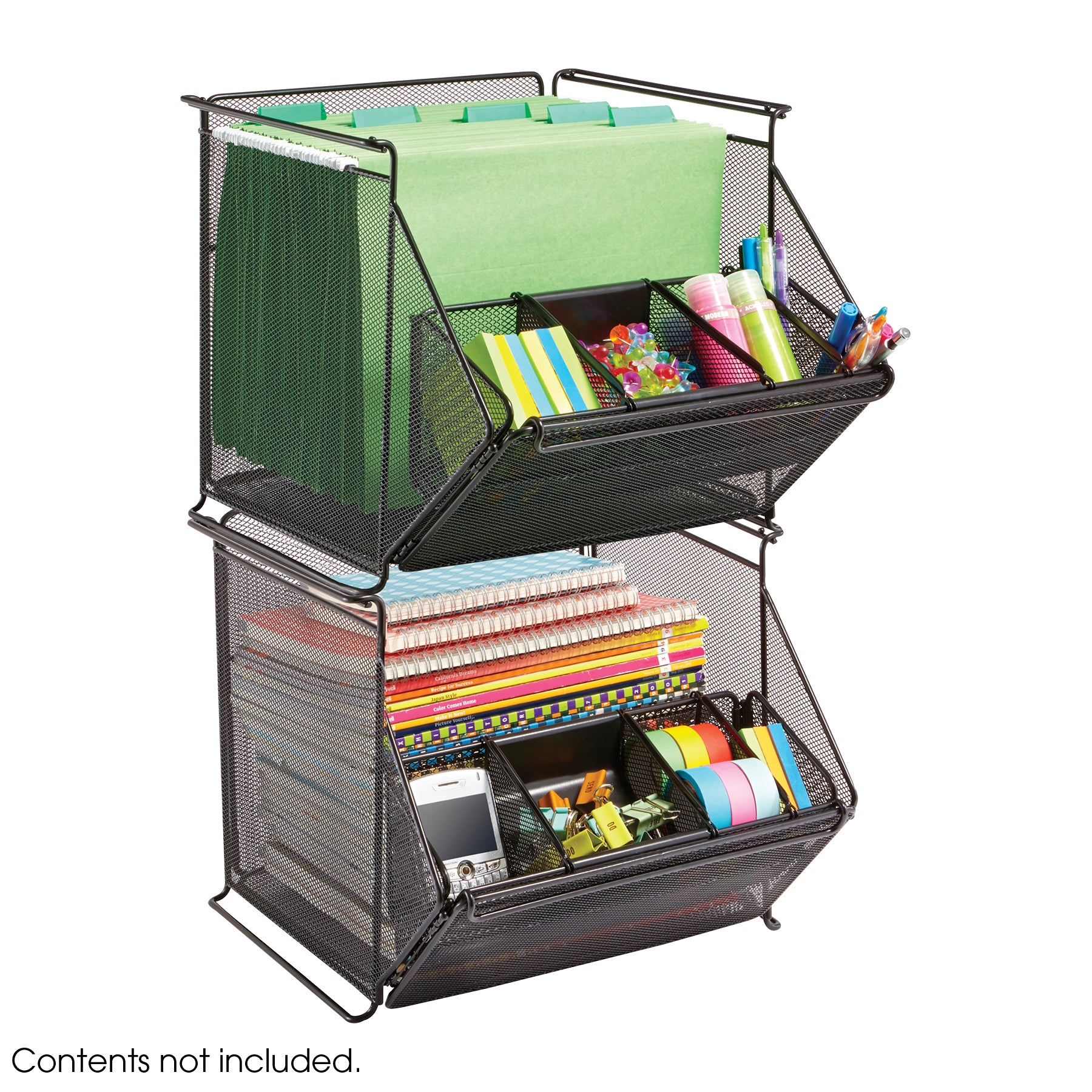 Orgnzr Onyx Stack Storage Bins