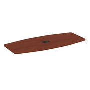 OfficeSource  95.00'' Boat Shaped Conference Table Top (Top Only) - Cherry