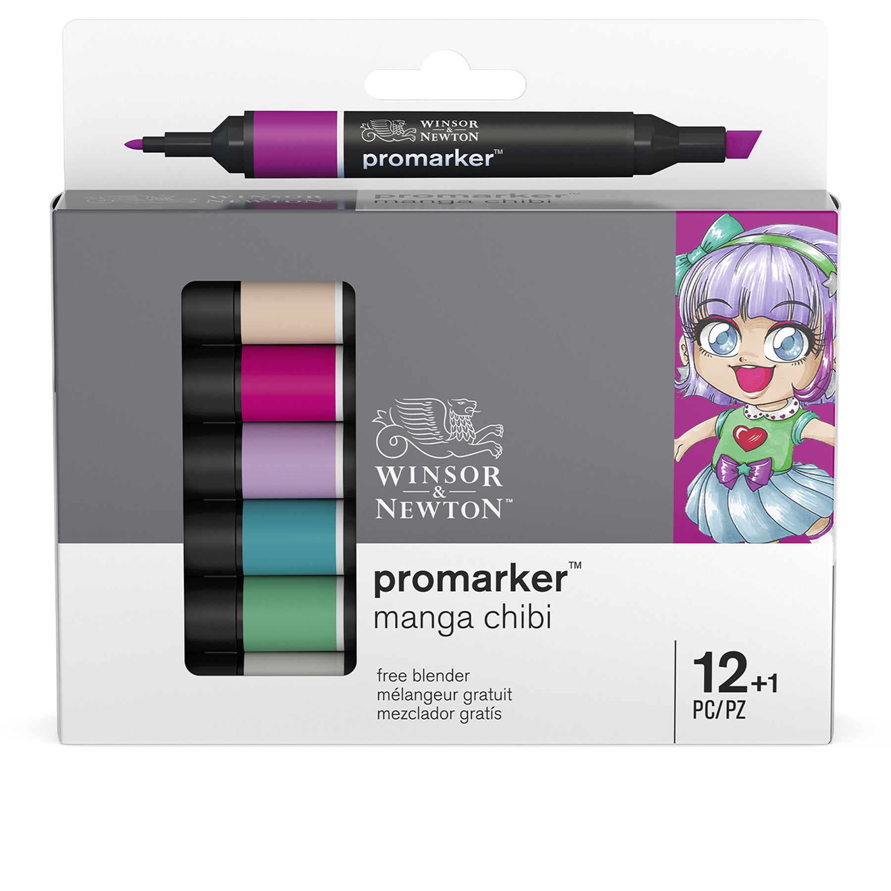 WN ProMarker 12+1 Manga Chibi