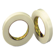 Scotch General-Purpose Filament Tape, 1" x 60 yd, 6 mil Thickness, 3" Core, Clear, Glass Yarn Backing, Tear, Split, Curl, Moisture, Scuff, and Abrasion Resistant, 1 Roll