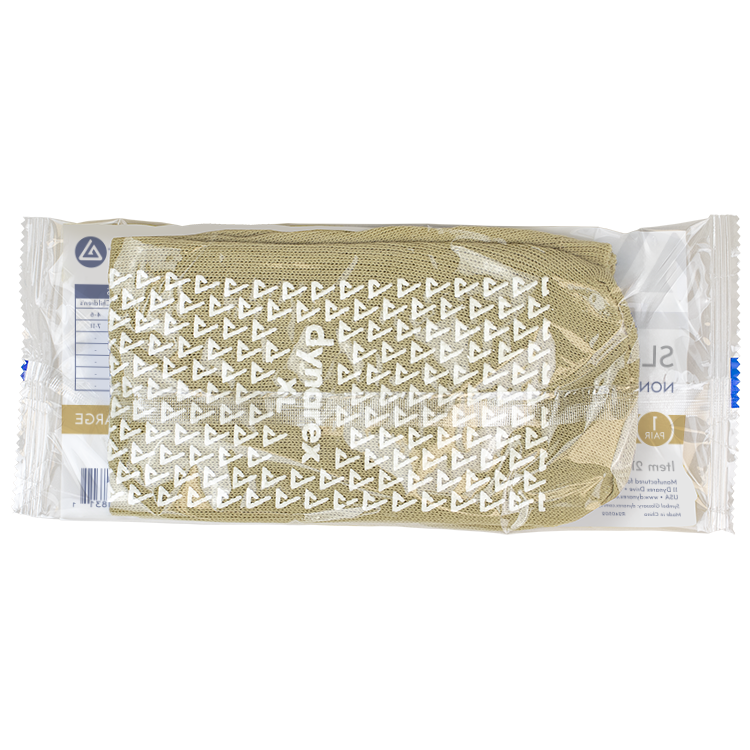 Slipper Socks, X-Large, Beige - 1 pair per Box/48 boxes per Case