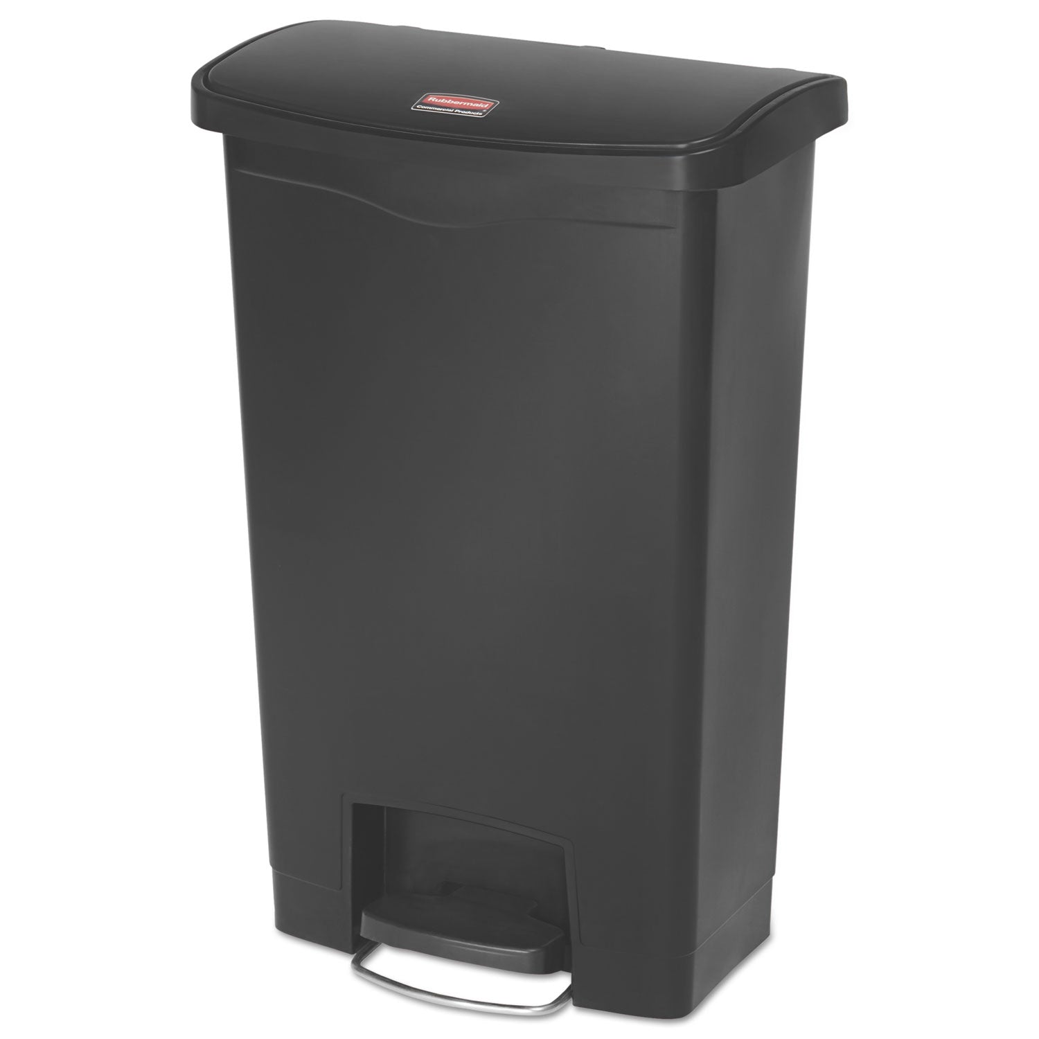 13 gal Capacity - 28.3" Height x 11.5" Width - Resin, Plastic, Poly - Black - 1 Each