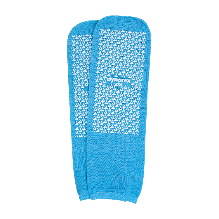 Slipper Socks, XXX-Large, Light Blue - 1 pair per Box/48 boxes per Case