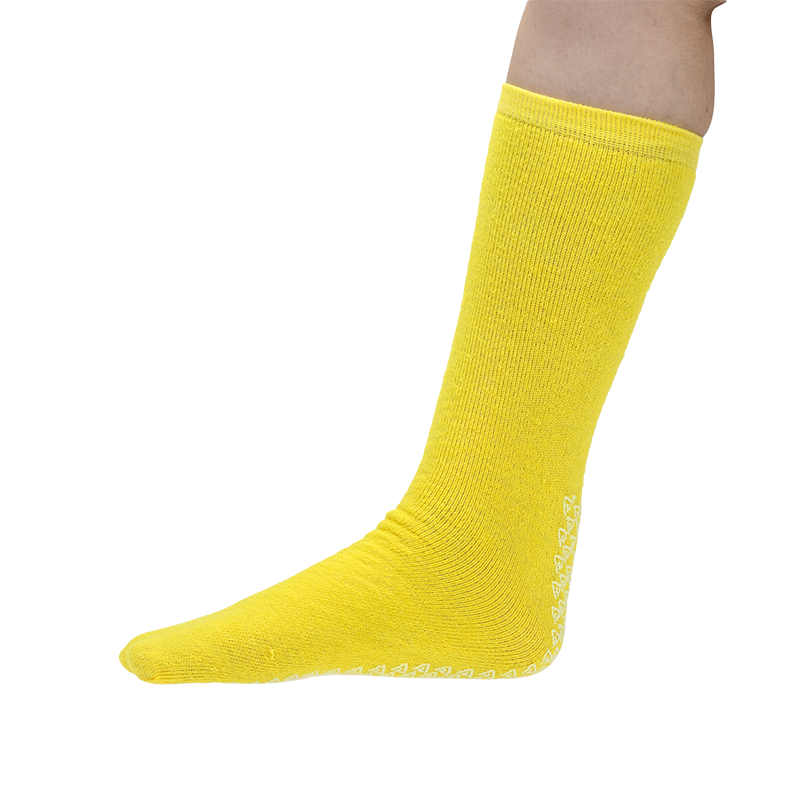 Slipper Socks, 4XL, Yellow - 1 pair per Box/48 boxes per Case
