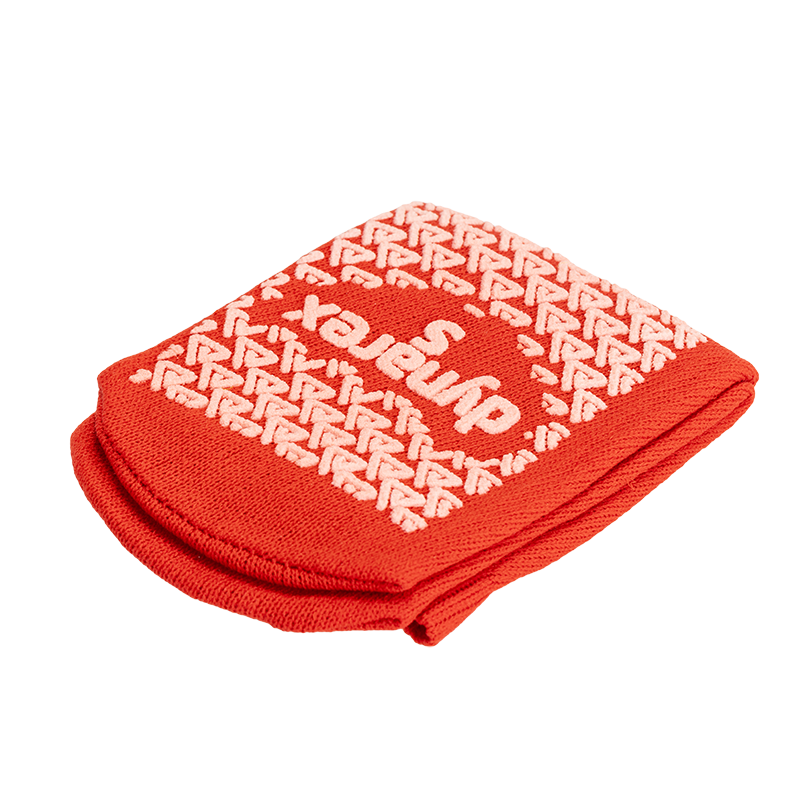 Double Sided Slipper Socks, Small, Red - 1 pair per Box/48 boxes per Case