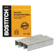 Premium Heavy Duty Staples, 1/2", Pack of 1000