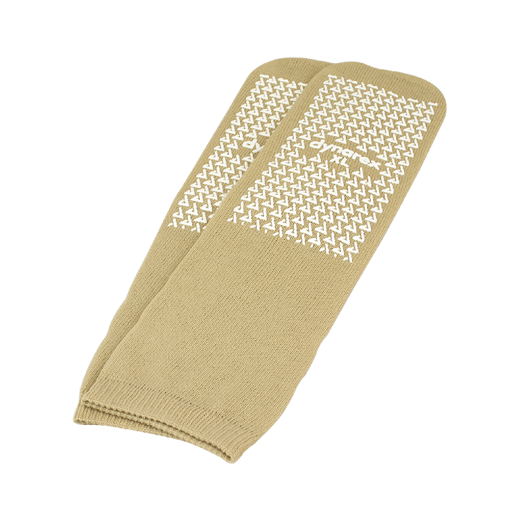 Double Sided Slipper Socks, X-Large, Beige - 1 pair per Box/48 boxes per Case
