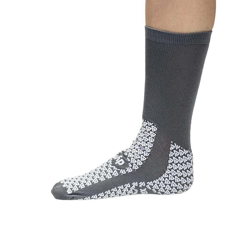 Double Sided Slipper Socks, XX-Large, Gray - 1 pair per Box/48 boxes per Case