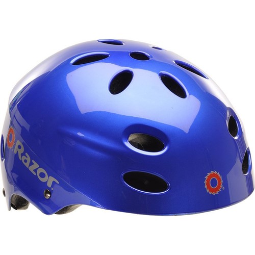 Razor V-17 Youth Muli-Sport Helmet, Gloss Blue