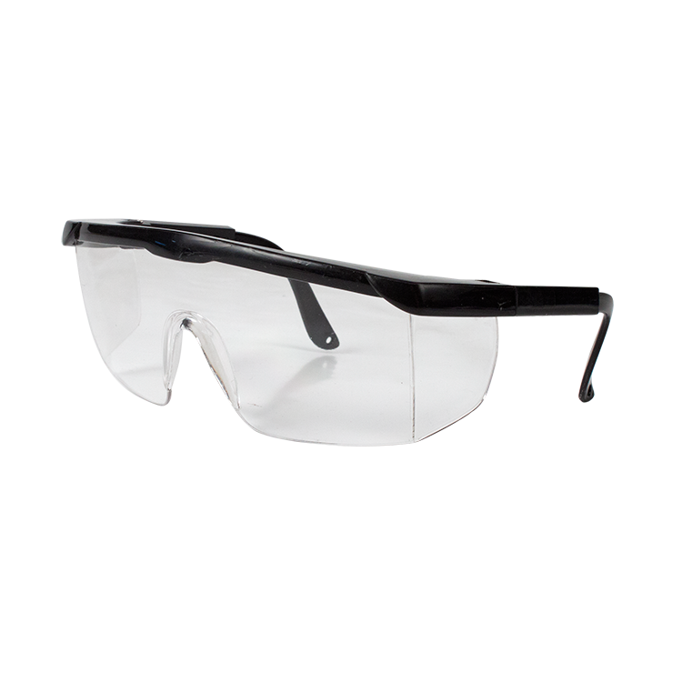 Safety Glasses, Black frame - 50 pcs per Case