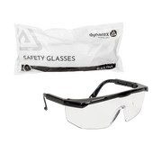 Safety Glasses, Black frame - 50 pcs per Case