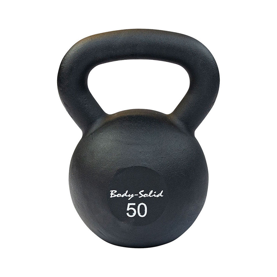 Cast Iron Powder Coated Black Kettle Bell 50Lb
