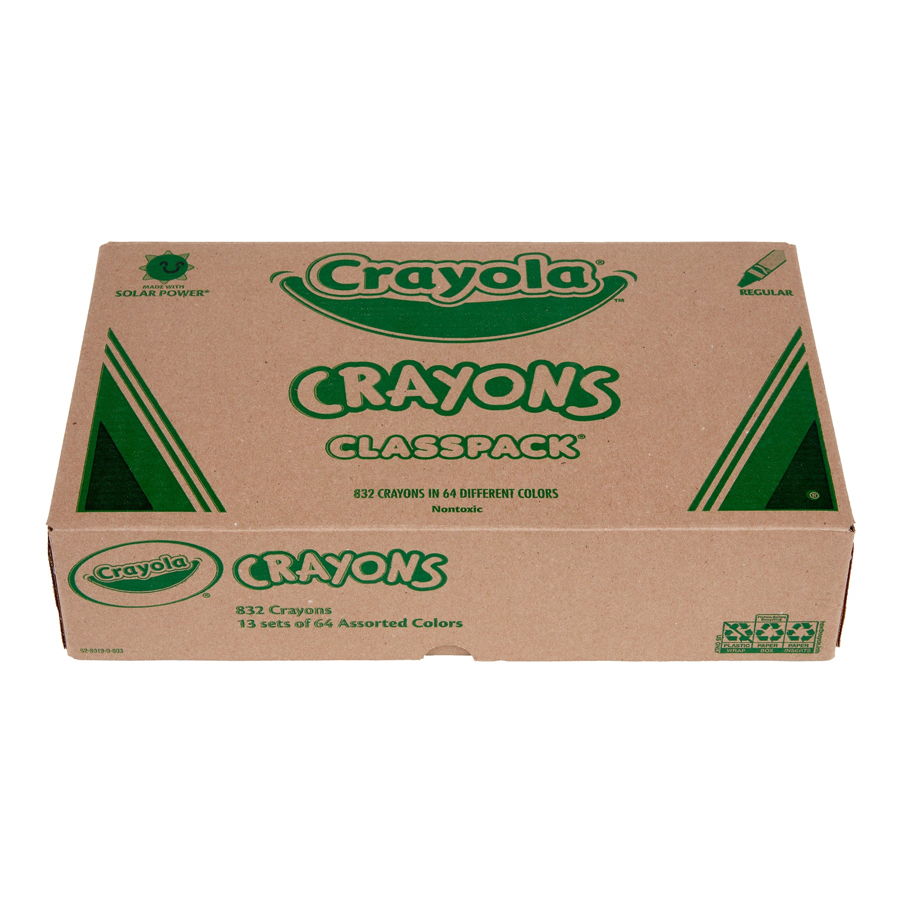 Crayon Classpack®, Reg Size, 64 Colors, Pack of 832