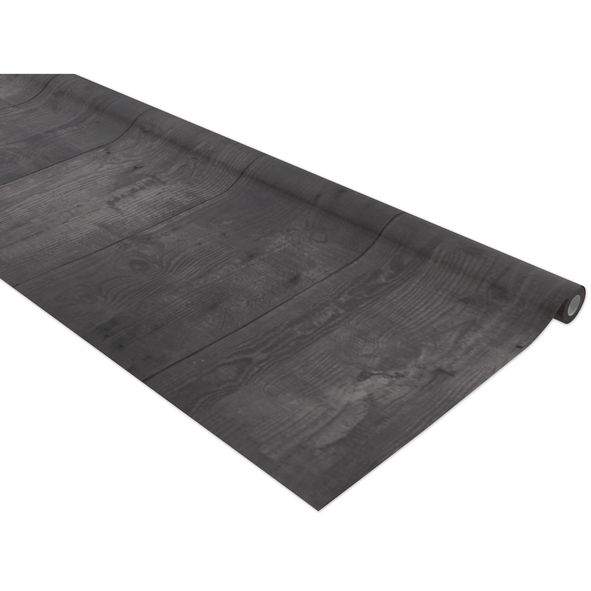 Bulletin Board Art Paper, Black Shiplap, 48" x 50', 1 Roll