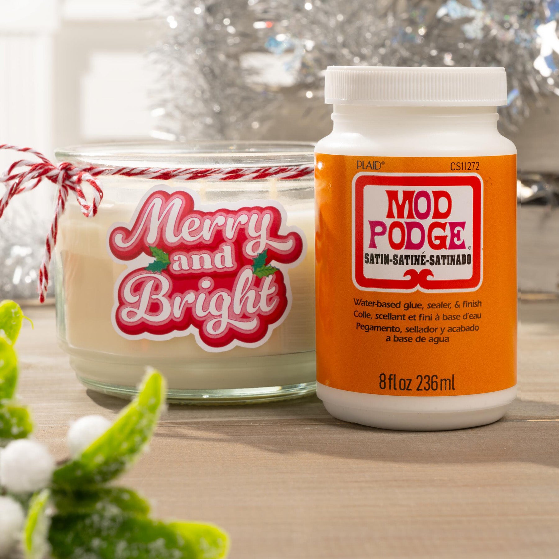 Decoupage Glue, Satin 8oz.
