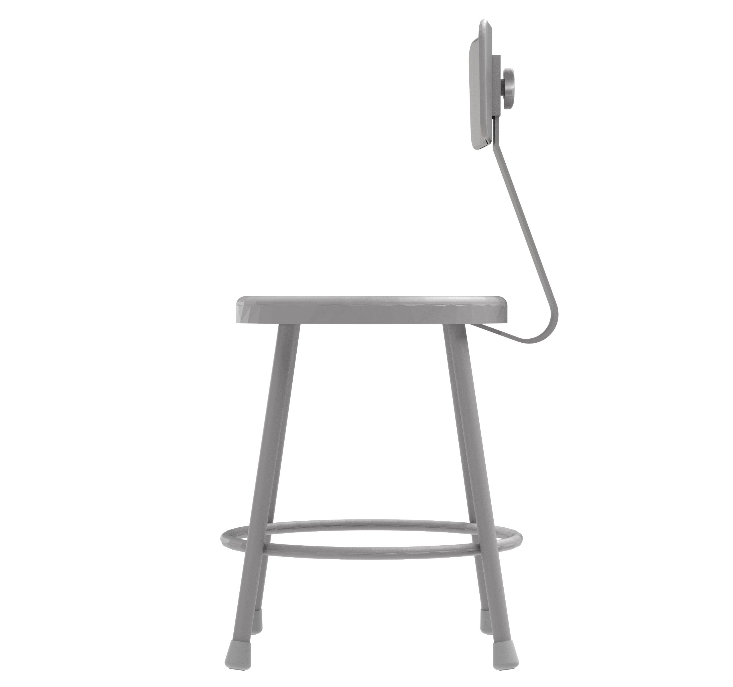 Apprentice Stool with Backrest