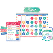 Watercolor Calendar Bulletin Board