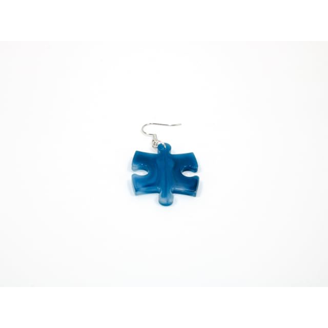 Chessex 54016 Phantom Puzzle Piece Earrings, Assorted Colors (Pair)