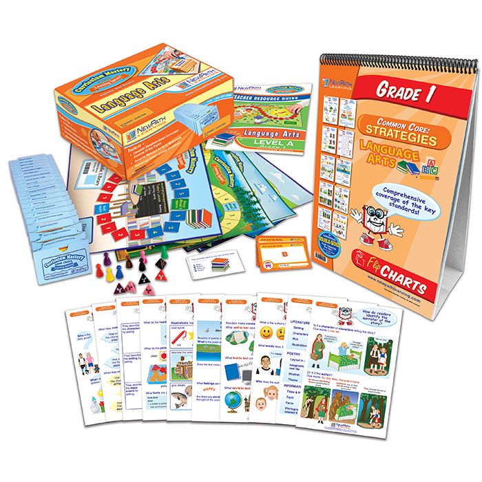 Grade 1 Language Arts Visual Learning Guides Collection - Set 0f 10