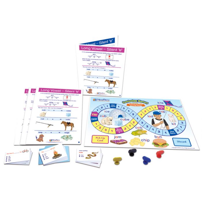 Long Vowel - Silent “e” Learning Center Game  - Grades 1 - 2