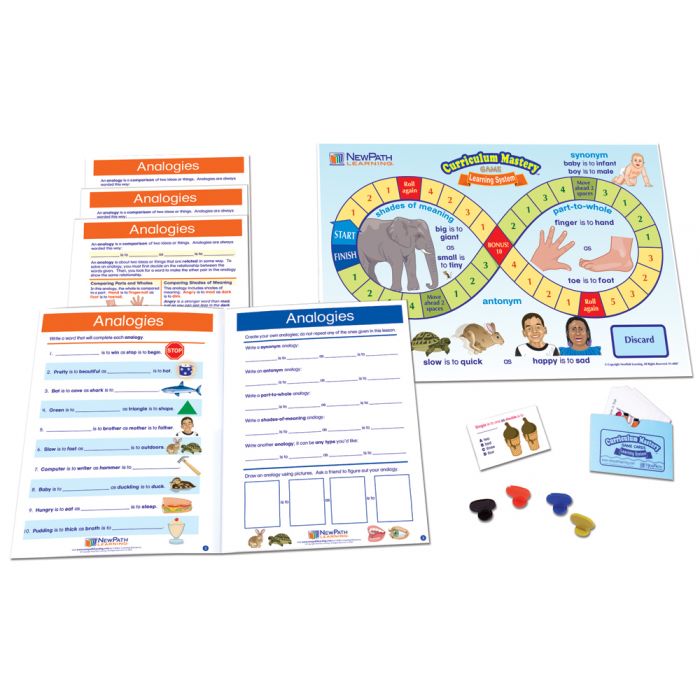 Analogies  Learning Center Game - Grades 3 - 5