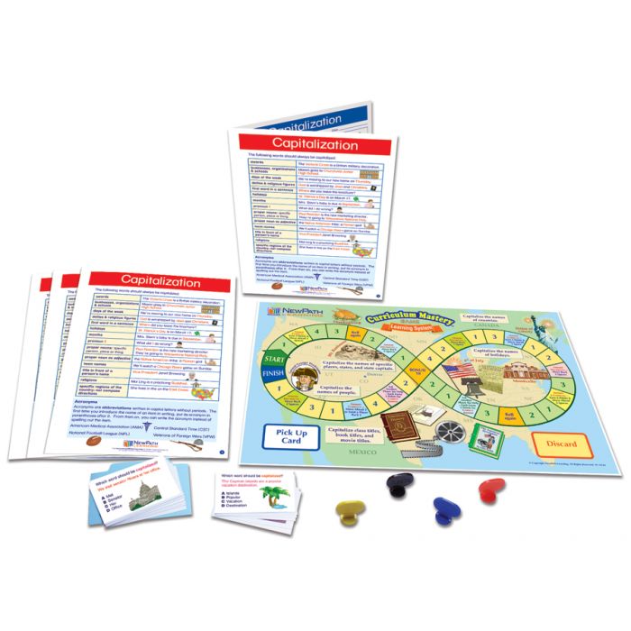 Capitalization  Learning Center Game - Grades 6 - 9