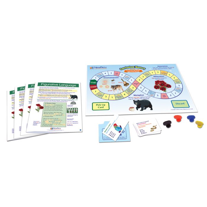 Figurative Language  Learning Center Game - Grades 6 - 9