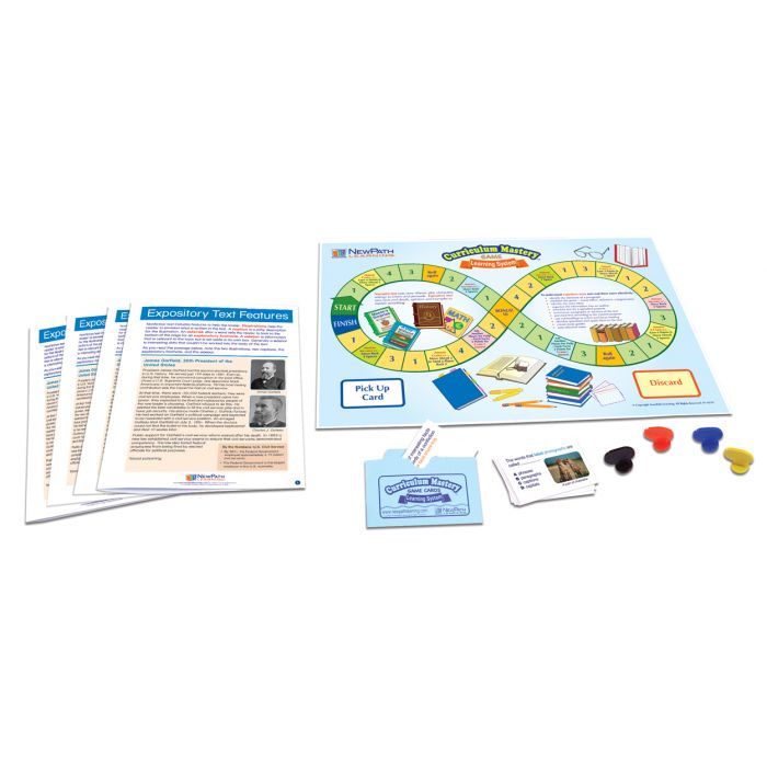 Expository Text Features  Learning Center Game - Grades 6 - 9
