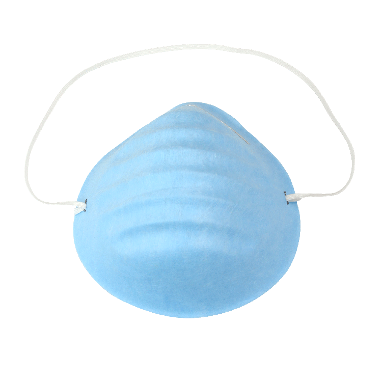 Molded Face Mask, Blue - 50 pcs per Box/20 Boxes per Case
