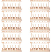 Test Tube Racks with Drying Pins, Plastic, 6 to 16mm Tubes, Pack of 10
