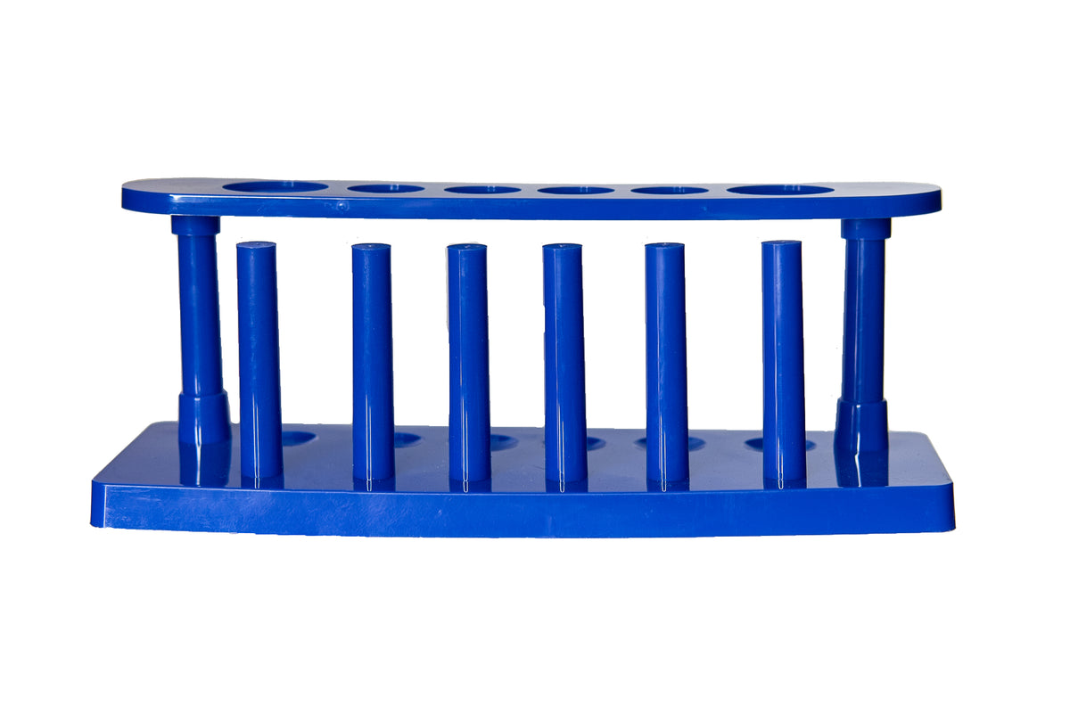 Test Tube Racks with Drying Pins, Plastic, 6 to 25mm Tubes, Case of 100