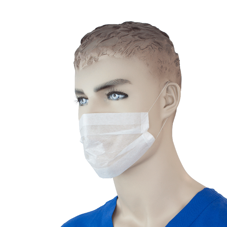Paper Face Mask, White - 100 pcs per Box/10 Boxes per Case